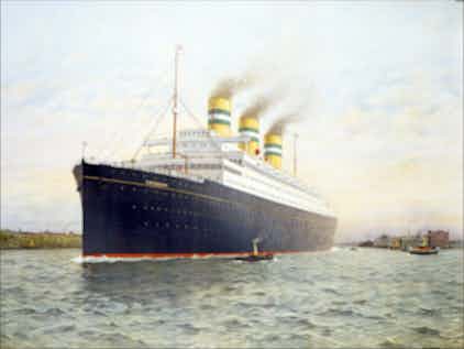 Poster of HAL ship ss Statendam (1917). Source: Maritiem Museum